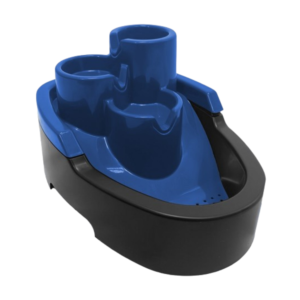 Fonte para Cachorro e Gatos Bebedouro Azul Cascata Automático Bivolt com Filtro Unidade