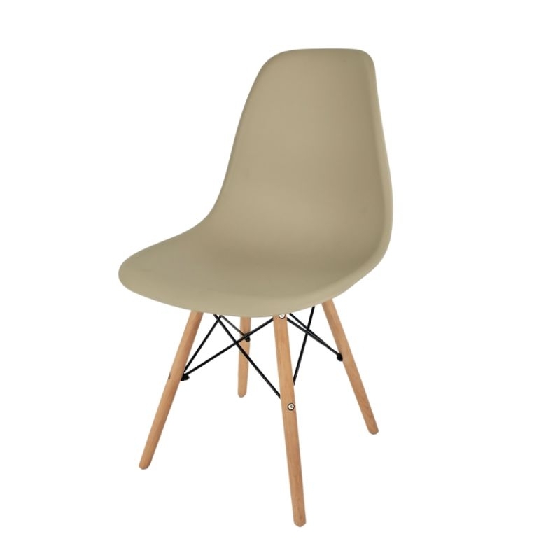 Cadeira Eames Eiffel DSW Base Madeira - Fendi