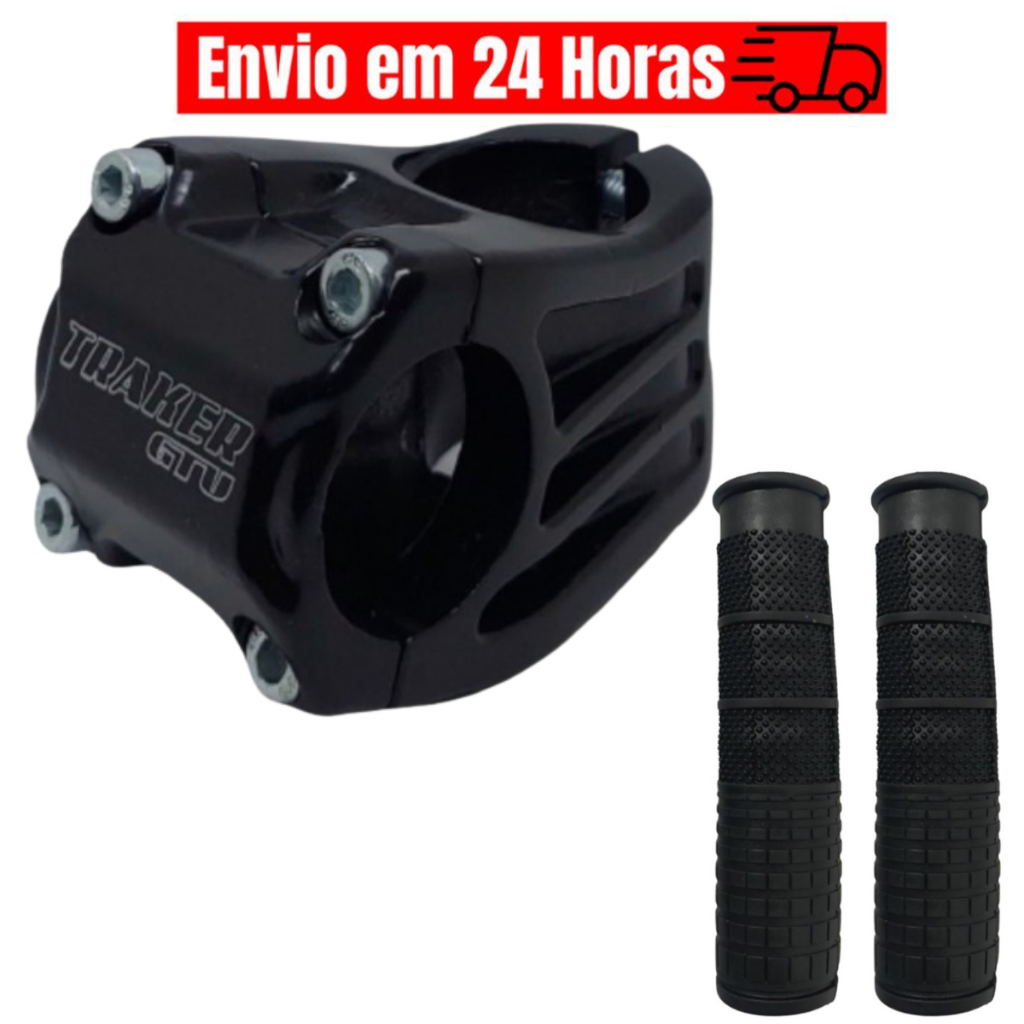 Mesa Avanço Suporte Guidão 31.8mm 45mm Mtb Bike Ahead Set Preto Par de Manoplas em Oferta na Shopee