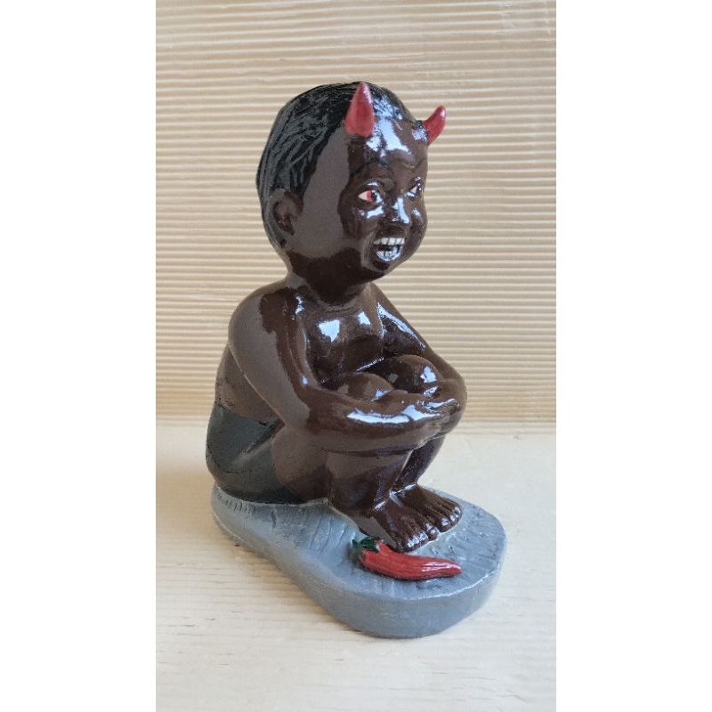 Exu Mirim Pimentinha Gesso 20 cm