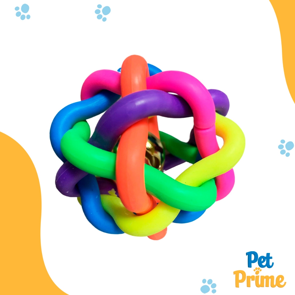 Brinquedo Cachorro mordedor Bola com Guizo Savana Pet em Oferta na Shopee