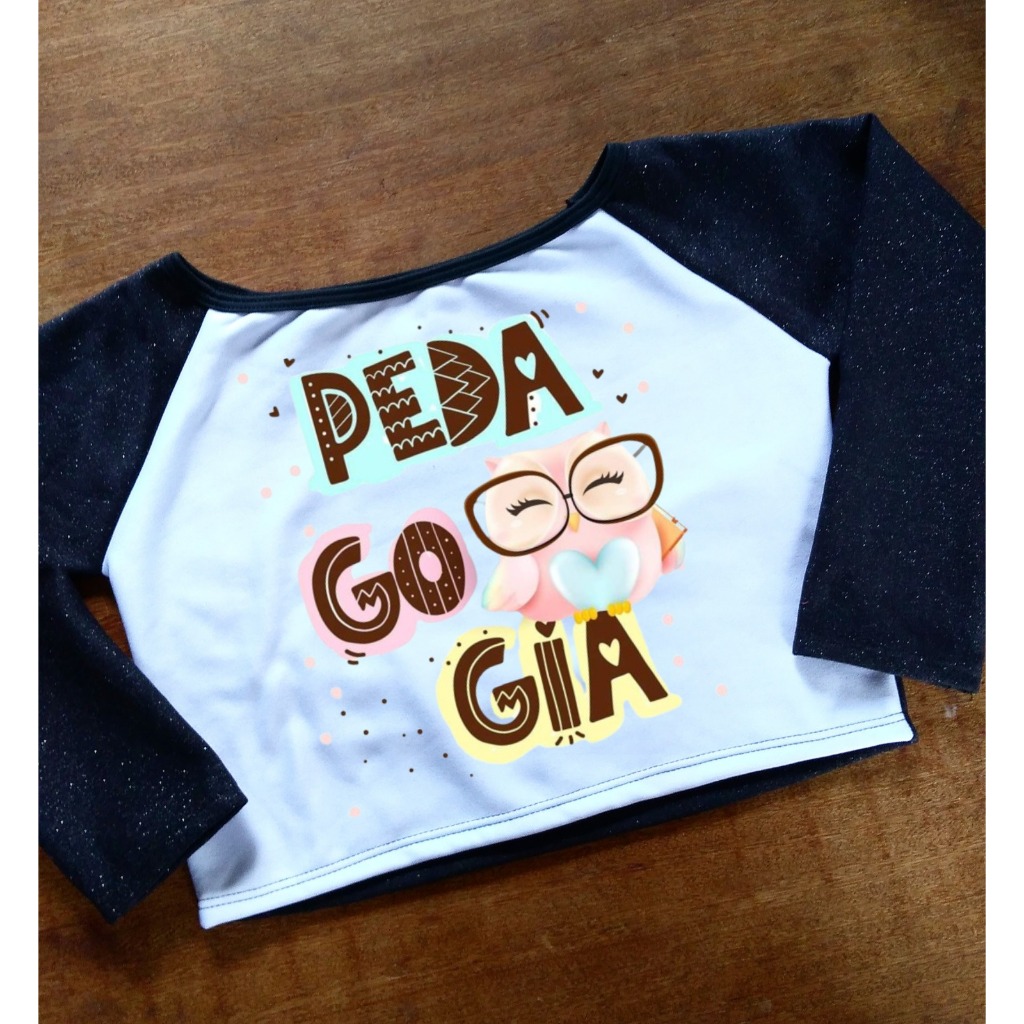 Cropped de Pedagogia Lindinho - Moletom Feminino