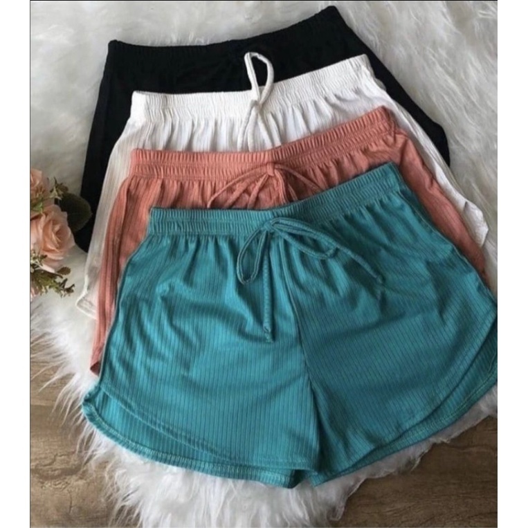 KIT 3 CHORT CANELADO FEMININO PLUS SIZE CASUAL G1.G2.G3 em Oferta na Shopee