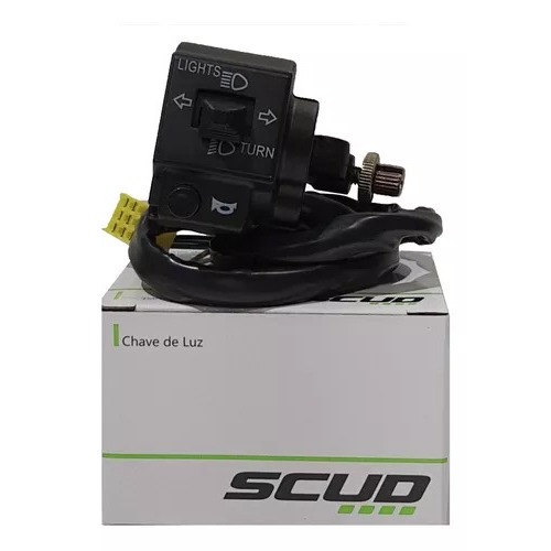 Chave Luz Seta Buzina Yes / Intruder 125 2004 A 2007 8 Fios Scud