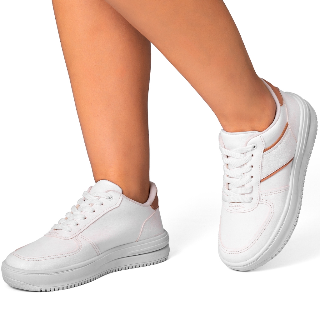 Tênis Feminino Lumiss Confortável Casual Flatform Blogueira em Oferta na Shopee