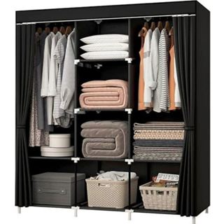 Guarda Roupa Casal Solteiro Portátil Dobrável Armário Desmontável 175cm em Oferta na Shopee