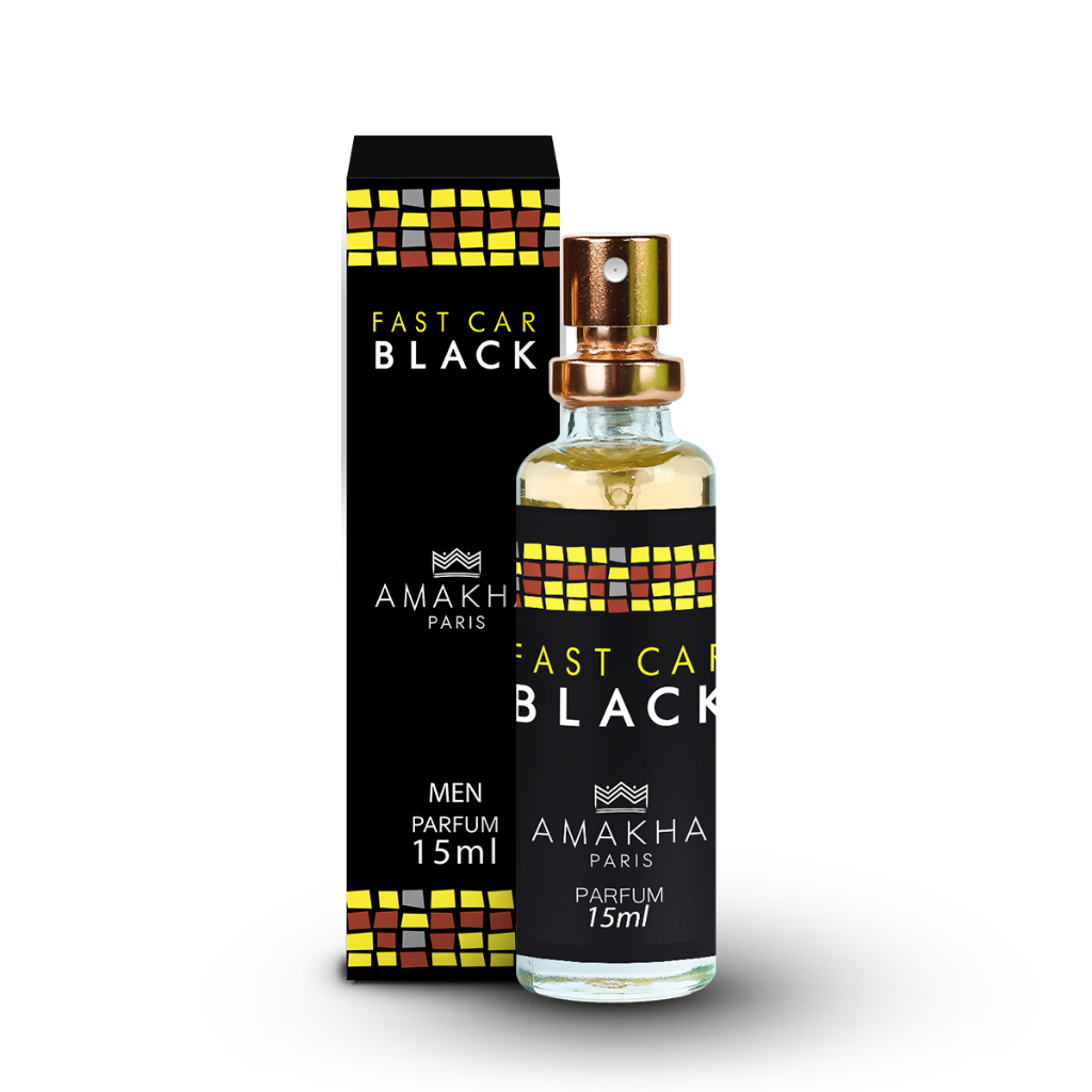 Perfume Fast Car Black 15ml Amakha Paris para Bolso