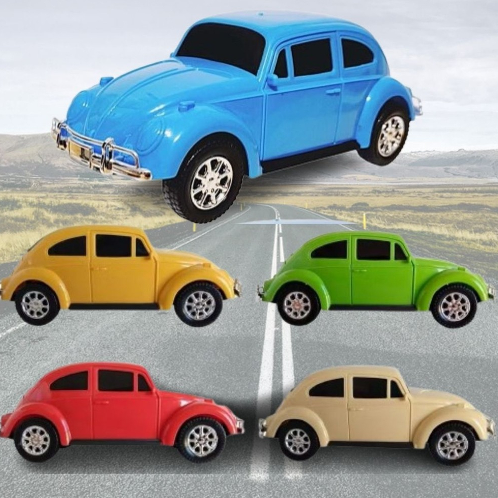 Fusca carrinho brinquedo antigo coleção color qualidade premium presente nostagia achadinho criança
