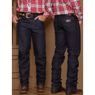 Calça Jeans Country Masculina Premium Tecido Grosso Alta Qualidade em Oferta na Shopee