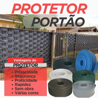 Protetor de Portão 50 METROS (7 cm de altura) Varias Cores em Oferta na Shopee