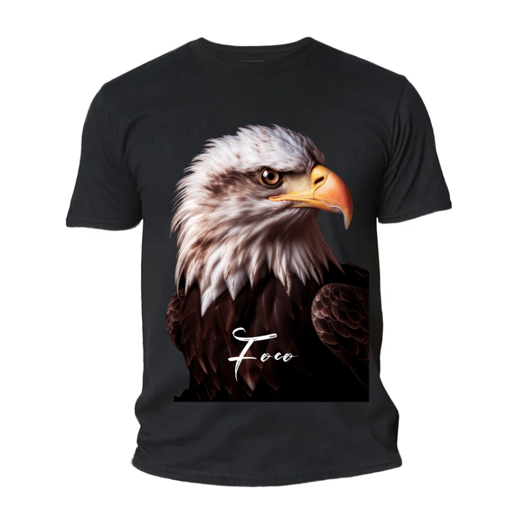 Camiseta Camisa Motivação Águia Foco Blusa unissex 100% Algodão Diversas Estampas Envio Rapido