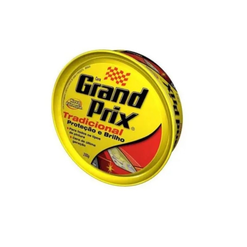 Cera Grand Prix Tradicional Limpadora e Polidora 200 grs em Oferta na Shopee