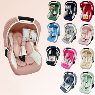Kit 6 Peças - Capa para Bebe Conforto, Capota protetora solar, Protetores de Cinto, Apoio/Redutor Anatômico e Almofadinha em Oferta na Shopee