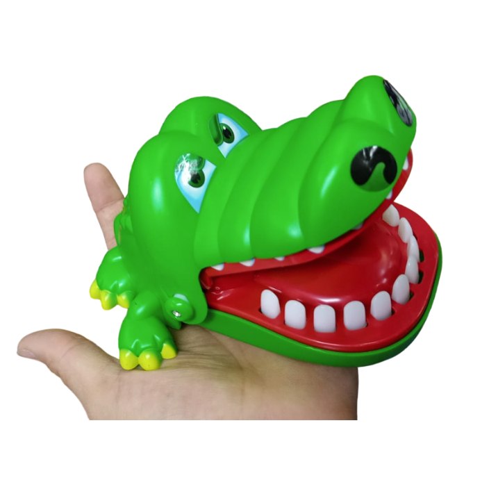 Jacaré Crocodilo  Morde dedos brinquedo infantil pegadinha