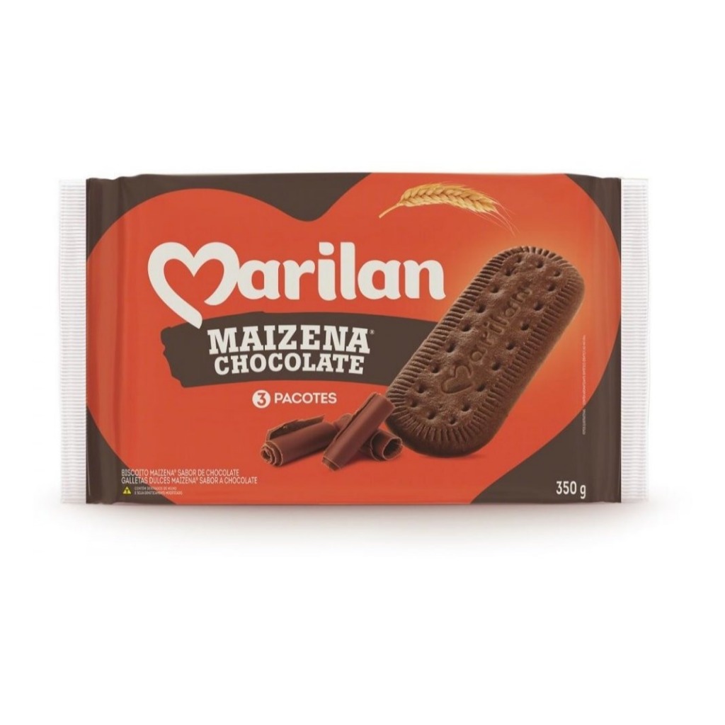 Biscoito Chocolate Marilan Maizena 350g