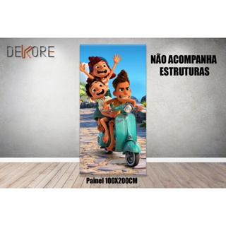 Painel Vertical Filme Luca 100x200 em Oferta na Shopee