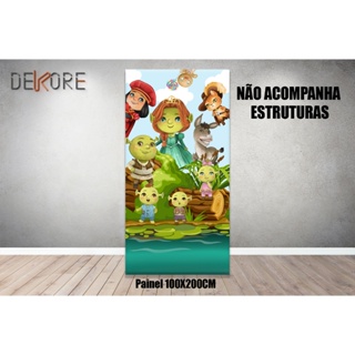 Painel Vertical Shrek 100x200cm em Oferta na Shopee