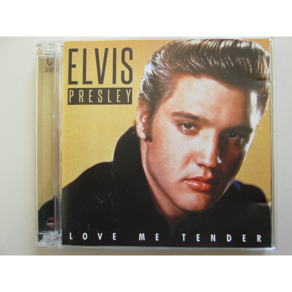 CD DUPLO - ELVIS PRESLEY / Love Me Tender / 64 Musicas De Elvis Presley / Midia Dos 2 CDs Impecável + Encarte  / Original no Estojo Transparente / Raríssimo