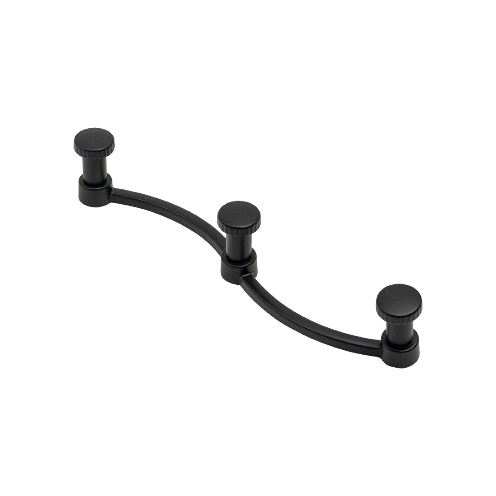 Cabide De Roupas Banheiro Quarto Porta 3 Furo Zamac Modern