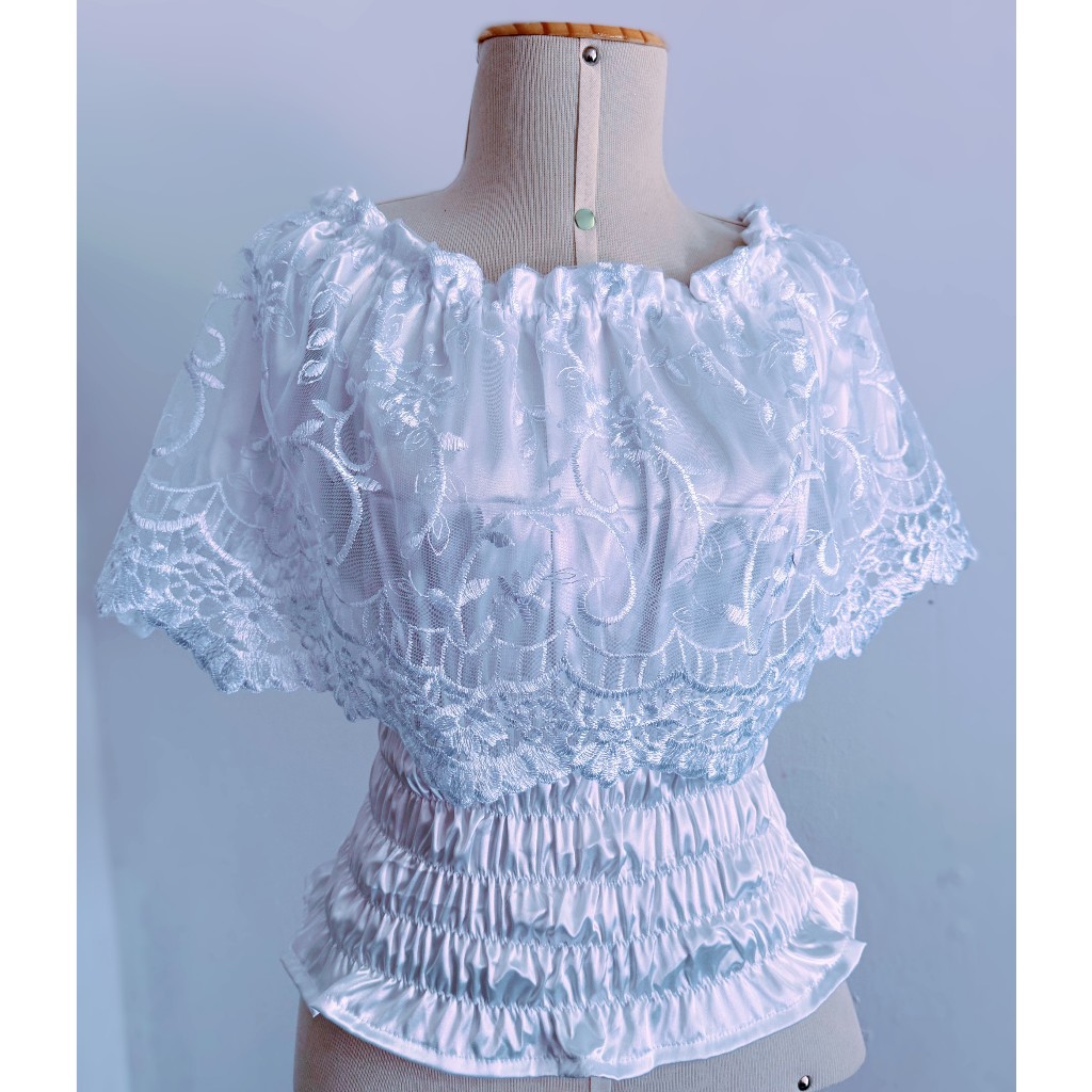 Blusa Ciganinha Luxo Bordado Umbanda Pombagira