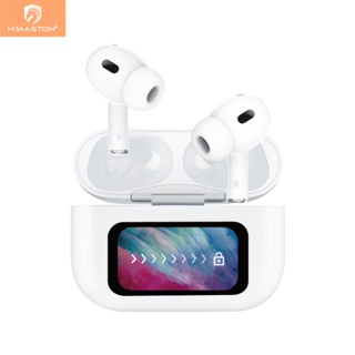 H'Maston Rs-68 Smart Touch Screen Bluetooth Fone De Ouvido Sem Fio Com Visor LC em Oferta na Shopee