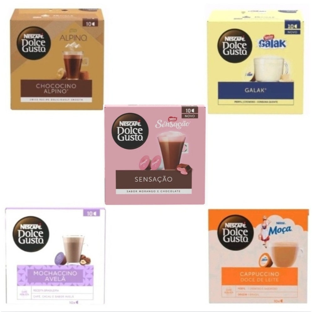 Cápsulas de Café Dolce Gusto 50 Unidades AGSAVM Nescafé® em Oferta na Shopee