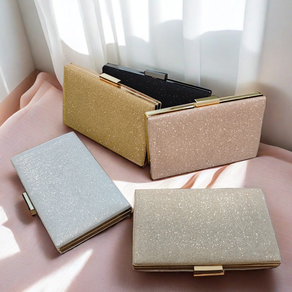 Bolsa clutch festa Casament a tiracolo bolsa com brilho de fest Carteira Feminina jantar C...