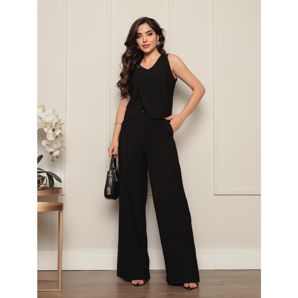 Conjunto de colete feminina