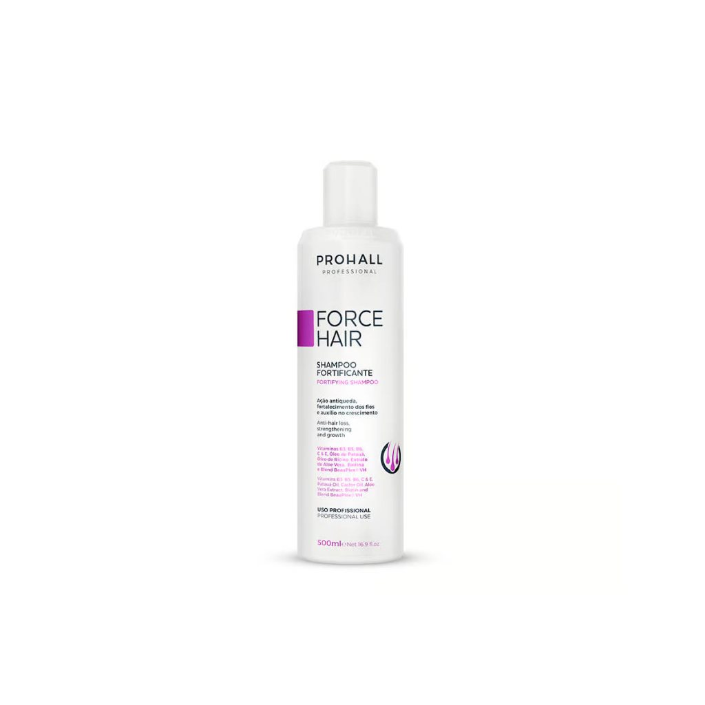 Shampoo Prohall Fortificante Force Hair 500ml - Auxilia no Crescimento