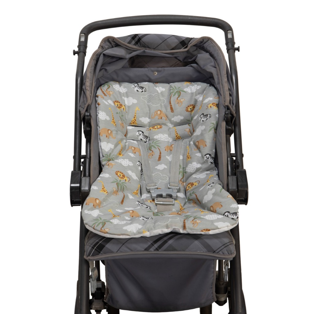 colchonete para carrinho acolchoado tamanho universal fofinha