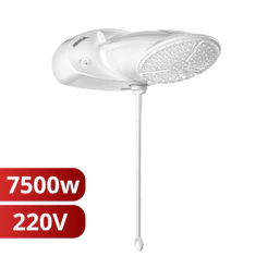 Chuveiro Ducha Top Jet Turbo Multitemperaturas Branco 220v 7500w Lorenzetti