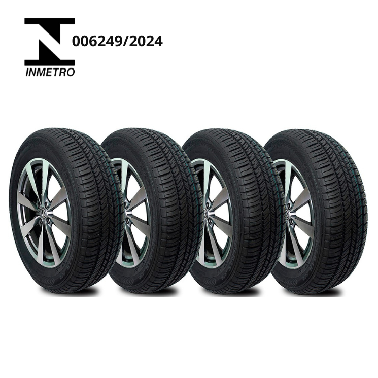 Jogo 4 Pneus 215/65R16 Remold  Pneu Aro 16 Linha Premium com Garantia e selo do INMETRO