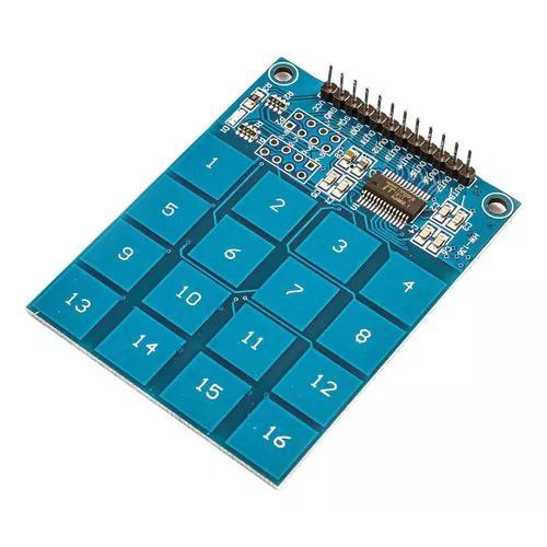 Teclado Touch Digital Ttp229 Capacitivo 16 Teclas - Arduino
