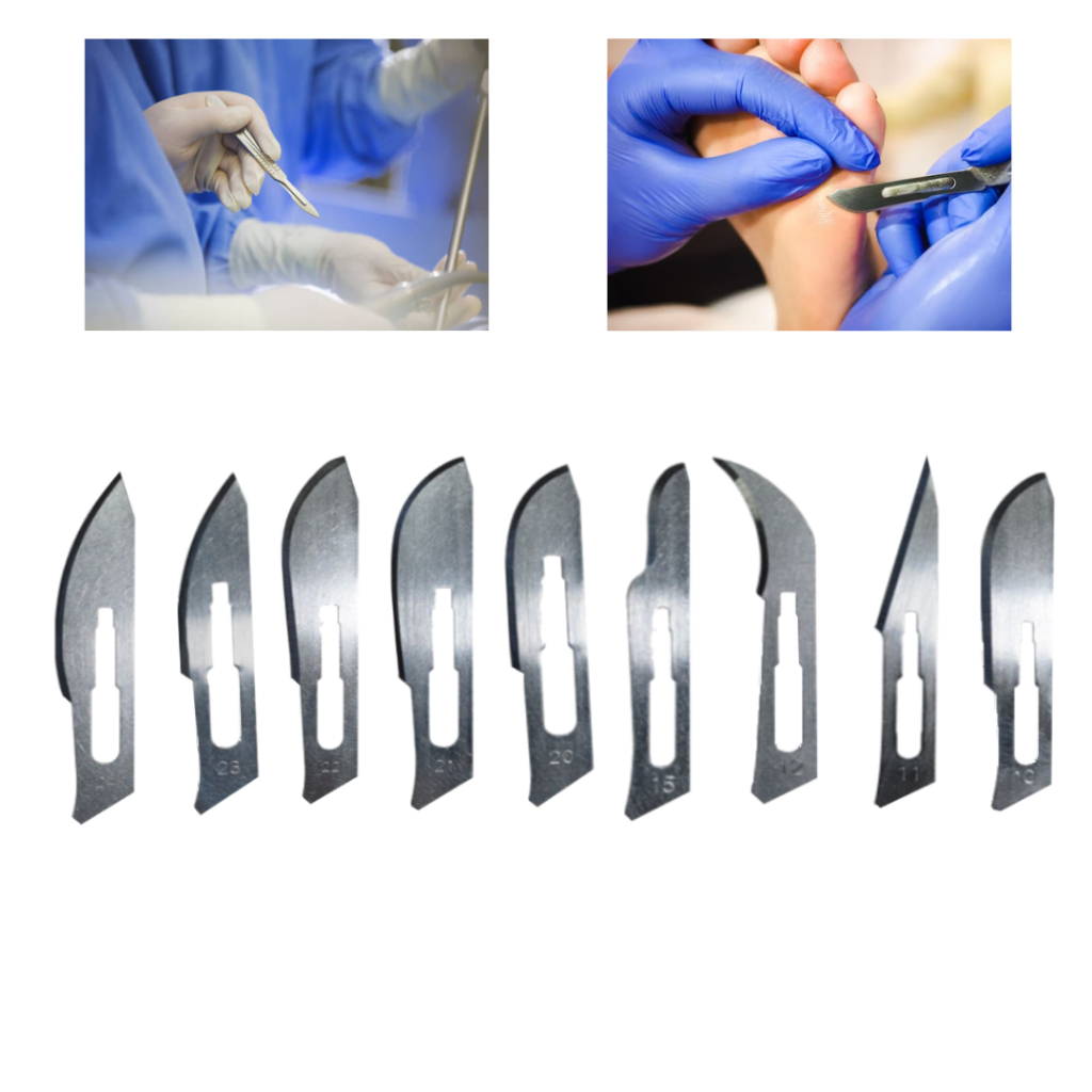 Lâminas De Bisturi Esteríl Aço Carbono Conforto E Segurança Descartável em Oferta na Shopee