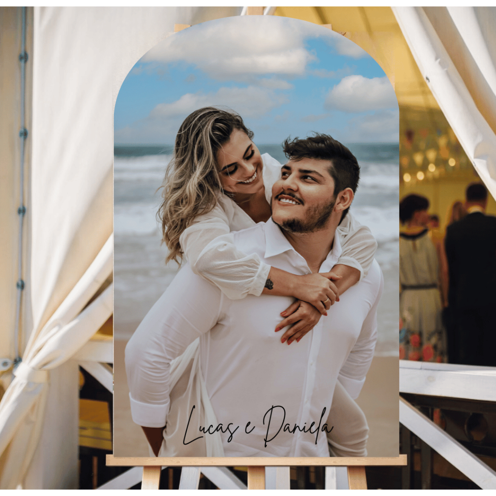 Quadro Decorativo Casamento Foto Personalizado Mdf Redondo em Oferta na Shopee