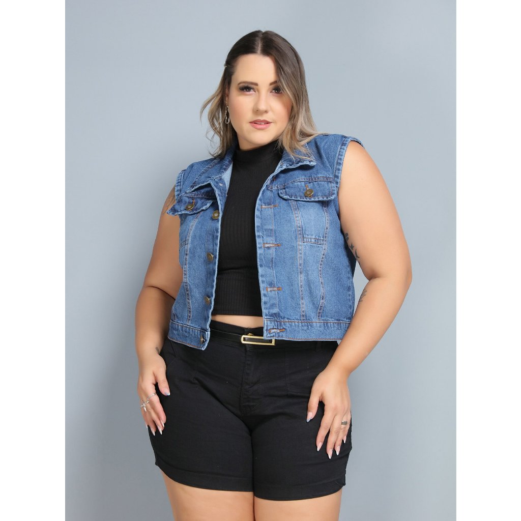 Jaqueta Jeans Feminina Vintage - Comprar com Melhor Preço em Jaquetas, Casacos e Coletes
