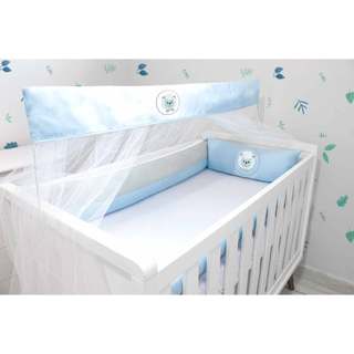 Kit de Berço Coleção Light | Kit de Bebê | Kit Bordado | Kit 06 Peças