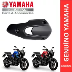 PROTETOR DO ESCAPAMENTO FZ25 FAZER 250 PRETO 2018 A 2026 ORIGINAL YAMAHA