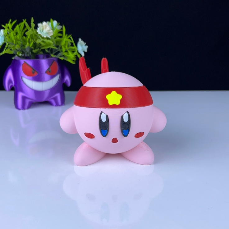 Kirby Fighter boneco action figure Street fighter impressão 3D