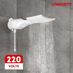 Chuveiro Ducha Eletrônica Loren Shower Ultra Lorenzetti 220v 6800w Branco