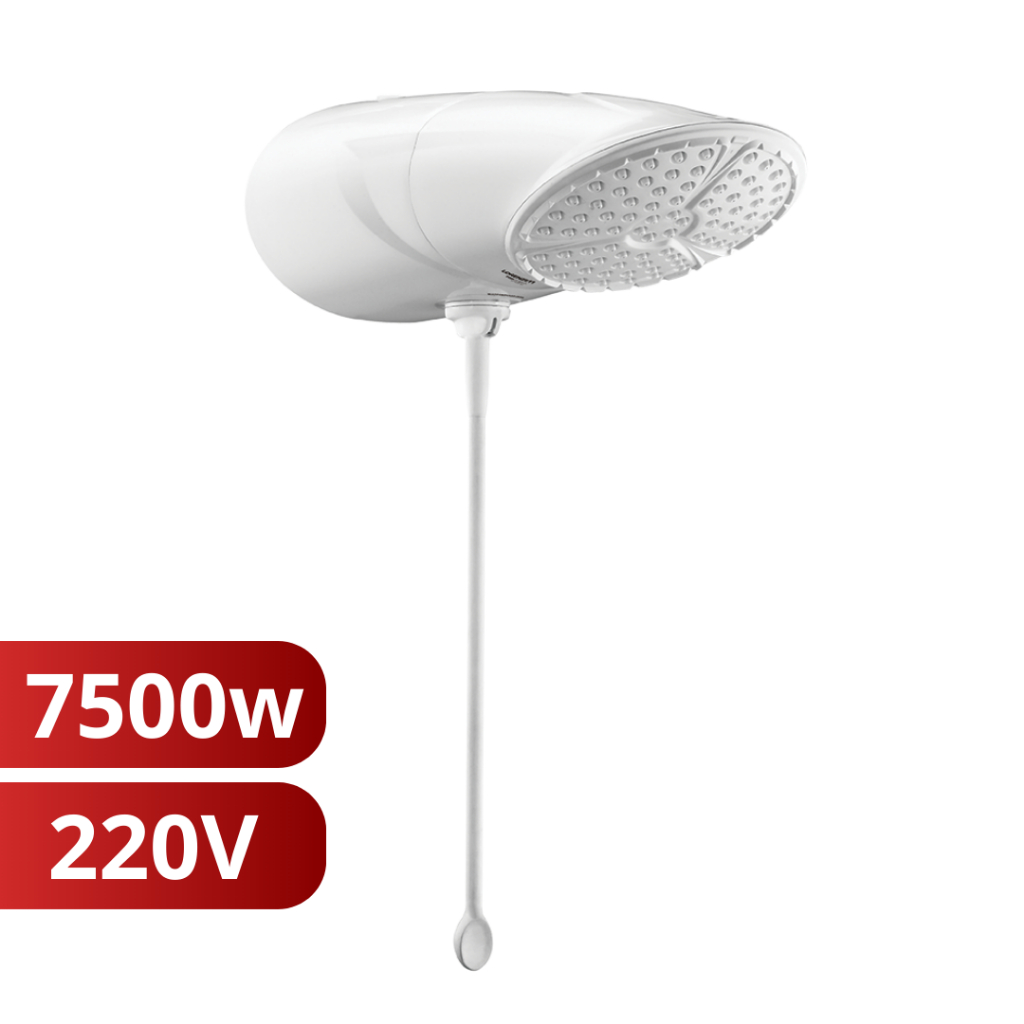 Chuveiro Ducha Top Jet Multitemperaturas Branco 220v 7500w Lorenzetti