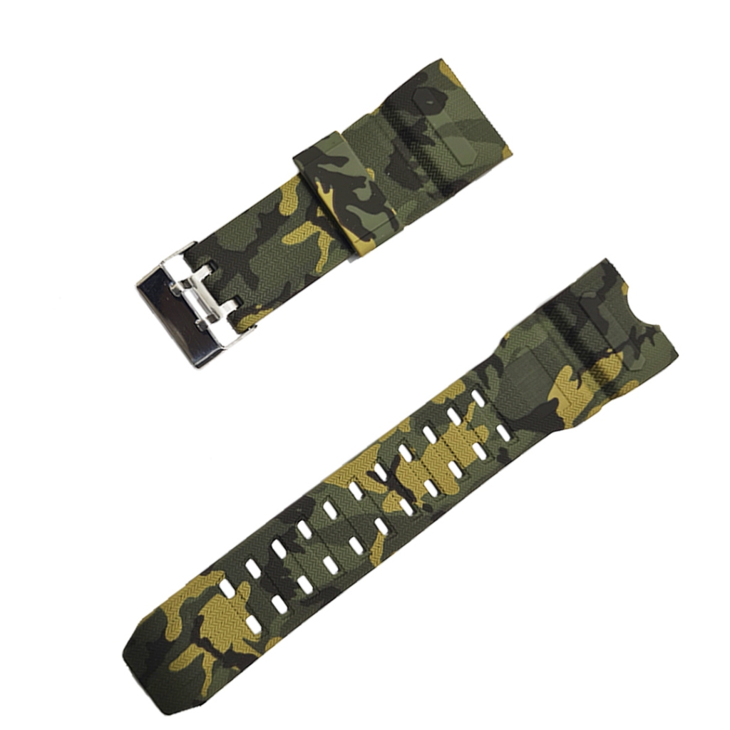 Pulseira Para Relógio Skmei 1155 Original Pronta Entrega -Camuflada Verde