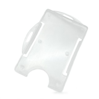 10 Porta Cartão/Crachá Rígido Modelo Vertical e Horizontal Rígido Transparente em Oferta na Shopee