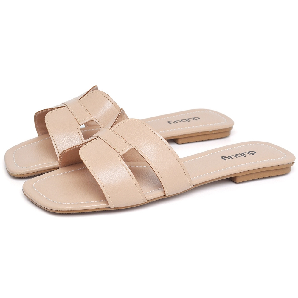 Sandália Chinela Feminina Rasteira Nude Original Dubuy Lisa 2080DB em Oferta na Shopee