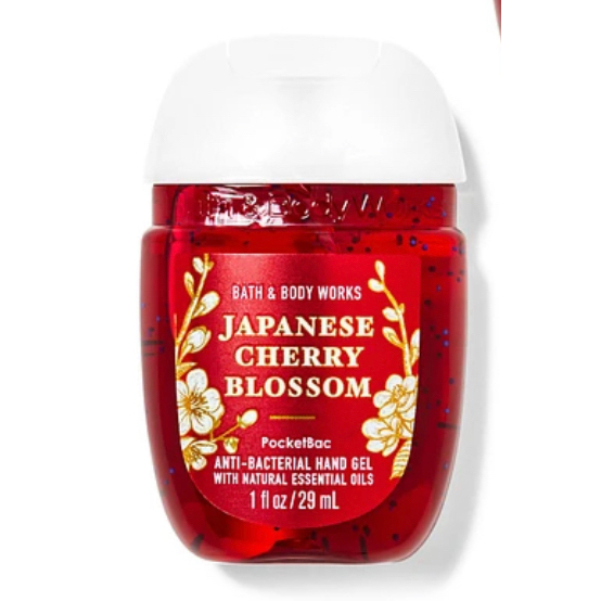 Álcool em Gel e Hidratante de Bolsa  Bath and body works - Japanese Cherry Blossom | VARIEDADE EUA ORIGINAL