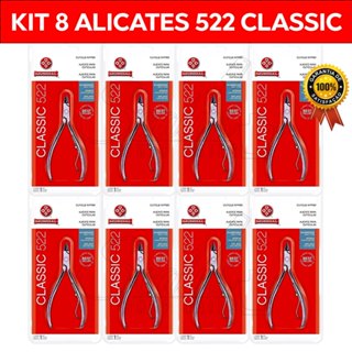 Kit 8 Alicate 522 Mundial Cutícula Unha para Manicure em Oferta na Shopee