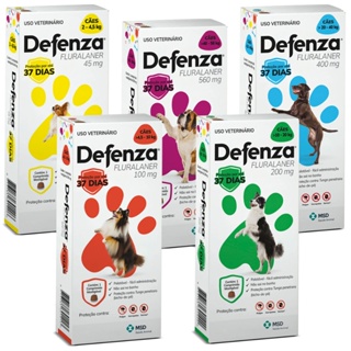 Antipulgas E Carrapatos Defenza Para Cães 2 a 56kg em Oferta na Shopee