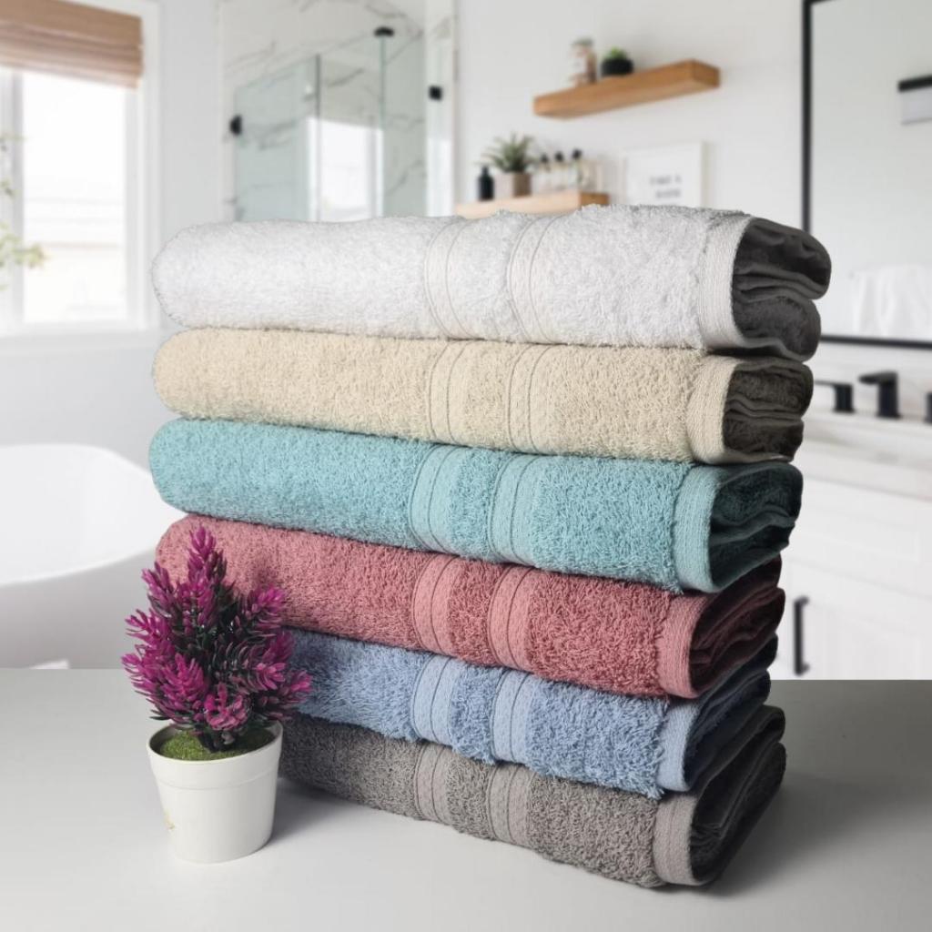 Kit 5 Toalhas de Banho Grossa Grande Lisboa 76x150cm 430g/m² Fio 100% Algodão
