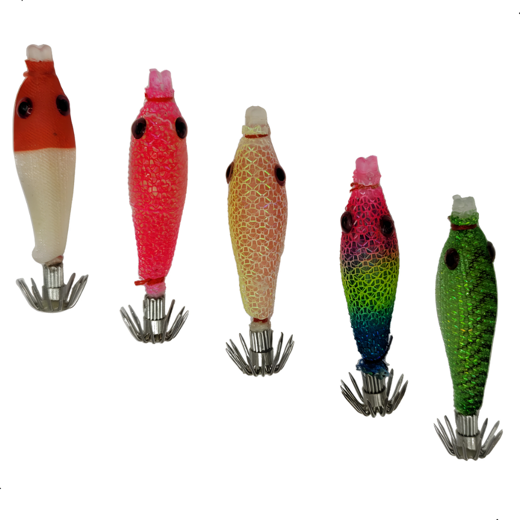 Isca Artificial Zangarilho Luminoso Lula Bruxinha 5cm Kit5pç - Sports & Outdoors