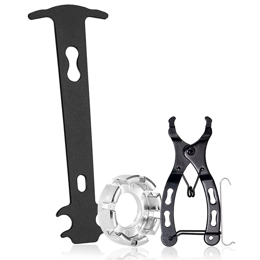 Ferramenta Medidor Desgaste Corrente + Chave De Raio Extratora Bicicleta + Mini Alicate  Power Link em Oferta na Shopee